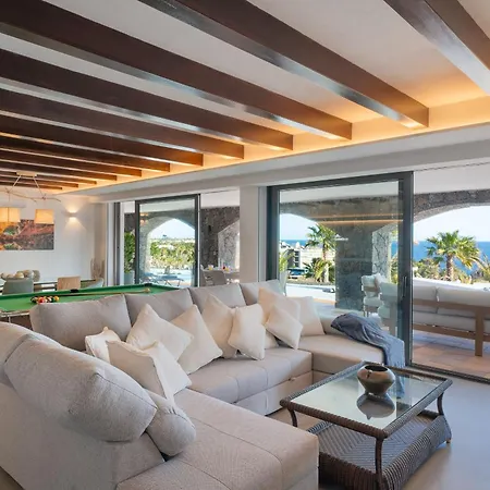 别墅 Costa Roja Con Vistas Al Mar, Piscinas, Jacuzzi, Mini Golf Y Padel En Montana Roja *