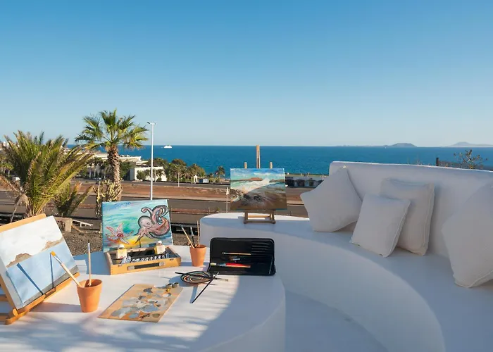 Costa Roja Con Vistas Al Mar, Piscinas, Jacuzzi, Mini Golf Y Padel En Montana Roja Playa Blanca (Lanzarote)